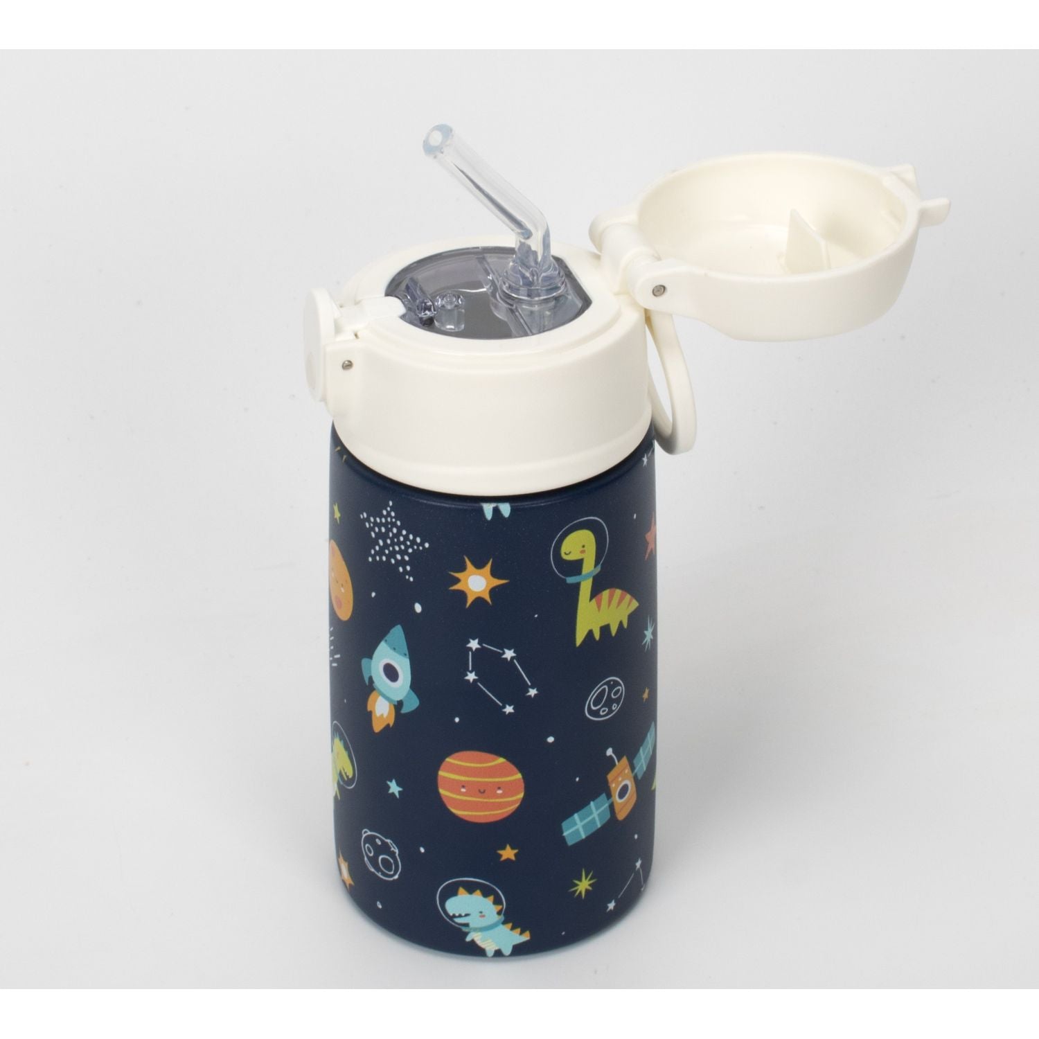 Oasis Kids Water Bottle with Sipper Silicone Straw 400ML