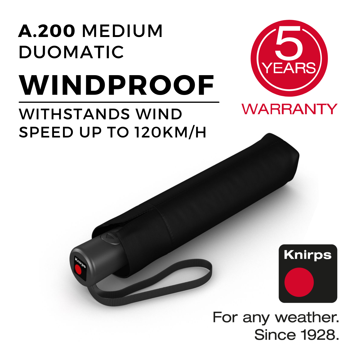 Knirps A.200 Medium Duomatic Umbrella (SA)
