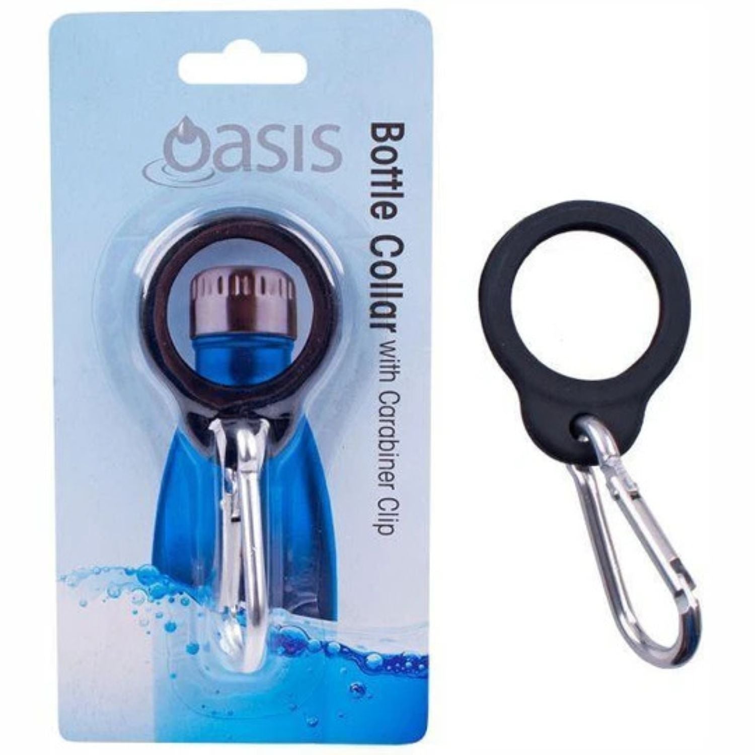 Oasis Bottle Collar With Carabiner Clip
