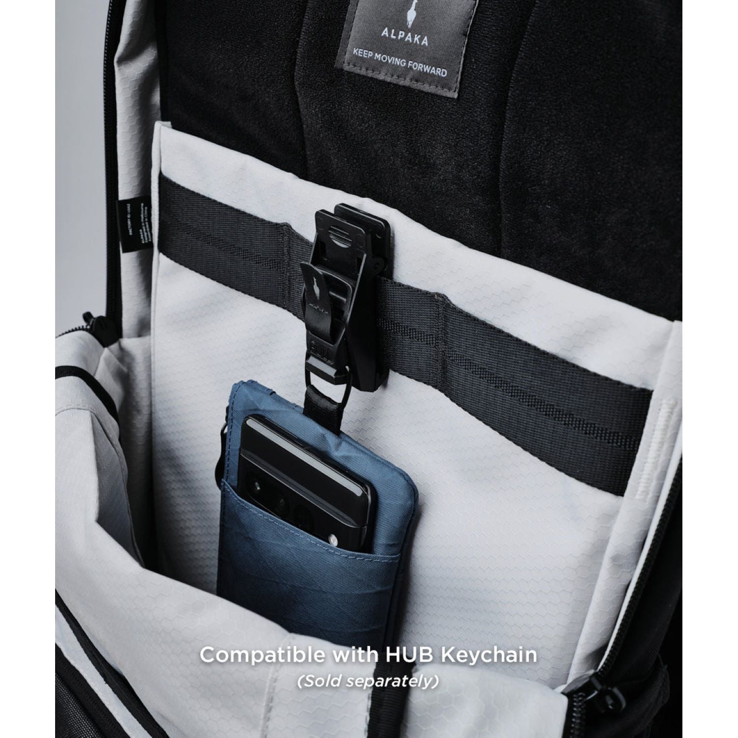 ALPAKA Zip Clutch + Hand Carry Strap