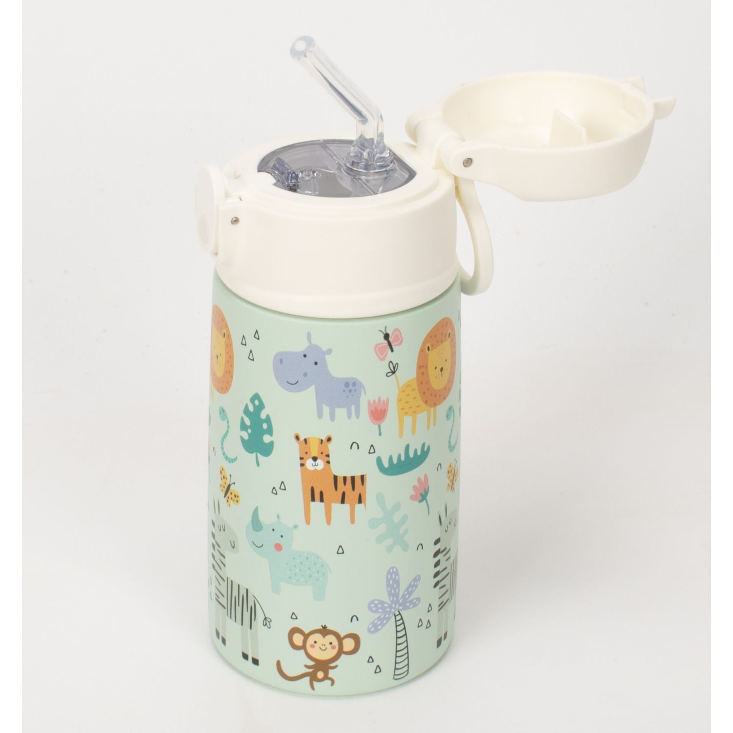 Oasis Kids Water Bottle with Sipper Silicone Straw 400ML