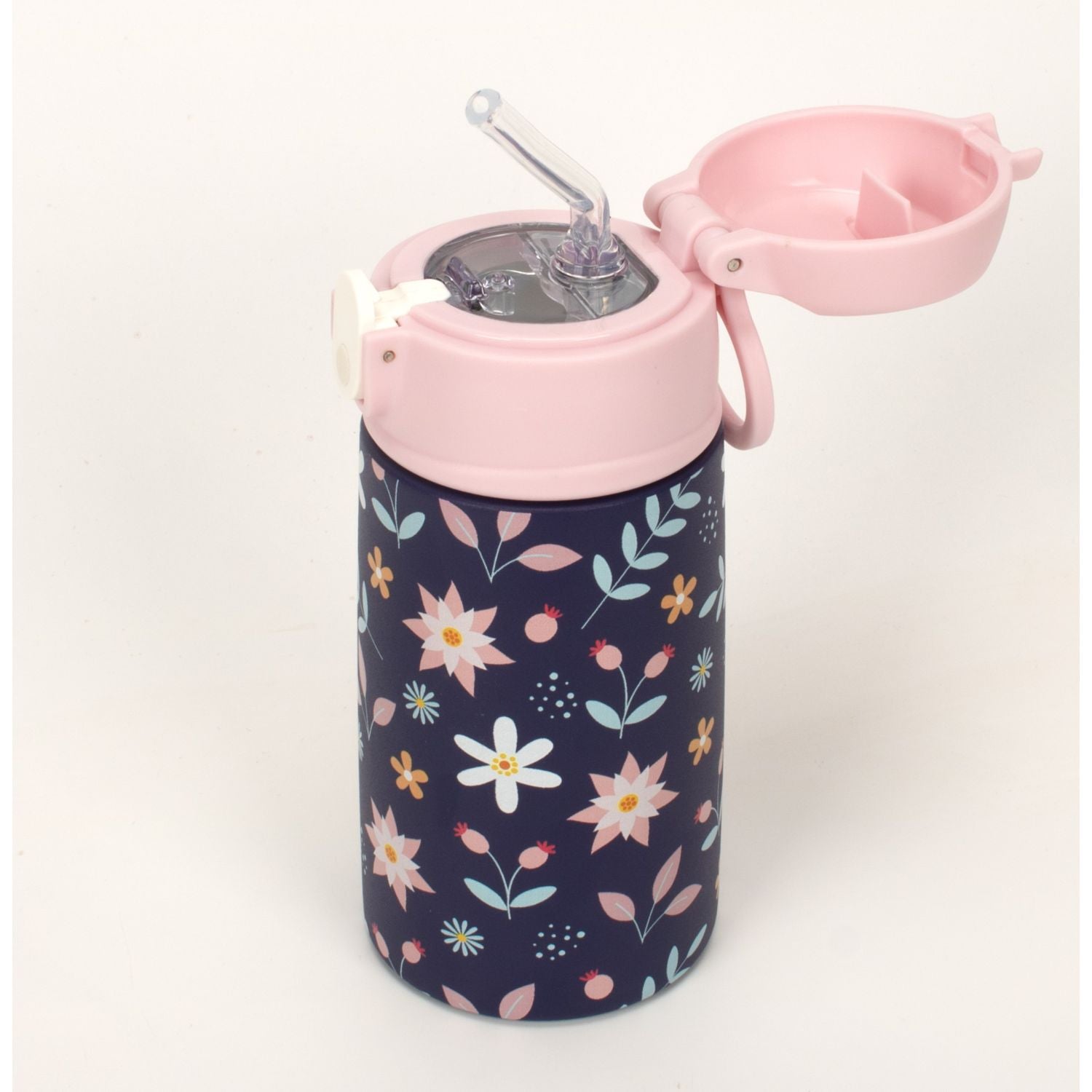 Oasis Kids Water Bottle with Sipper Silicone Straw 400ML