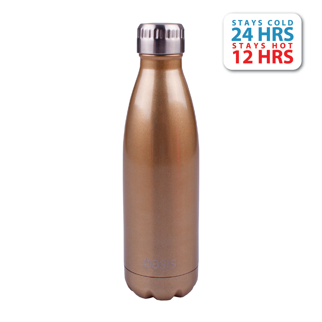 Oasis Stainless Steel Insulated Water Bottle 500ML (Plain)