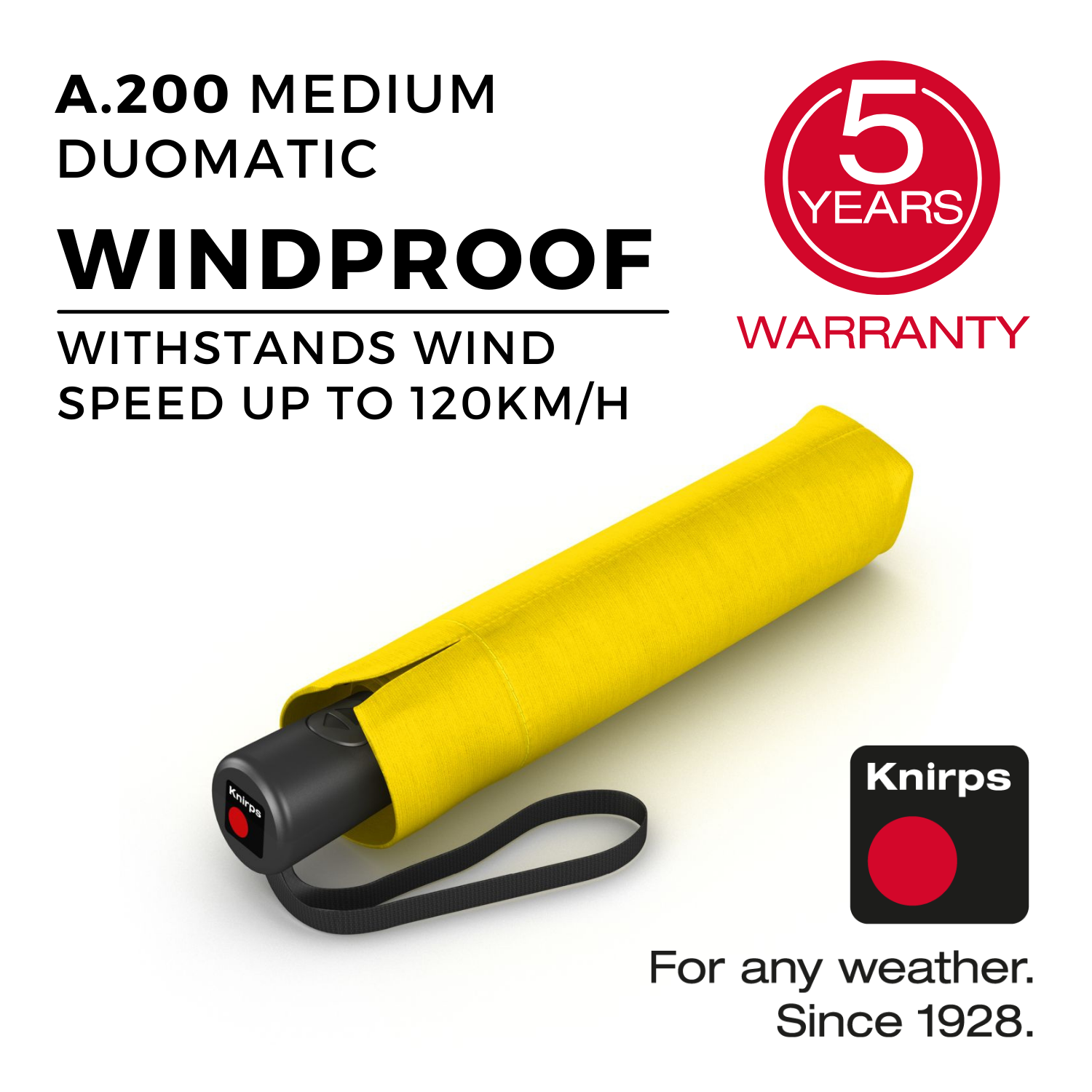 Knirps A.200 Medium Duomatic Umbrella | Knirps Umbrellas