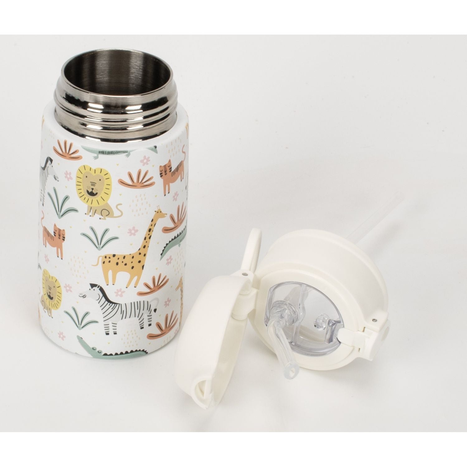 Oasis Kids Water Bottle with Sipper Silicone Straw 400ML