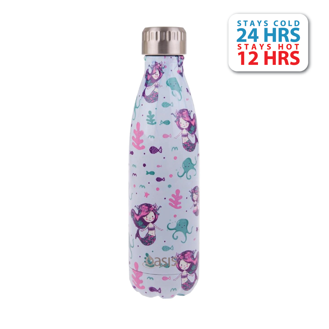 Oasis Stainless Steel Insulated Water Bottle 500ML (Printed)