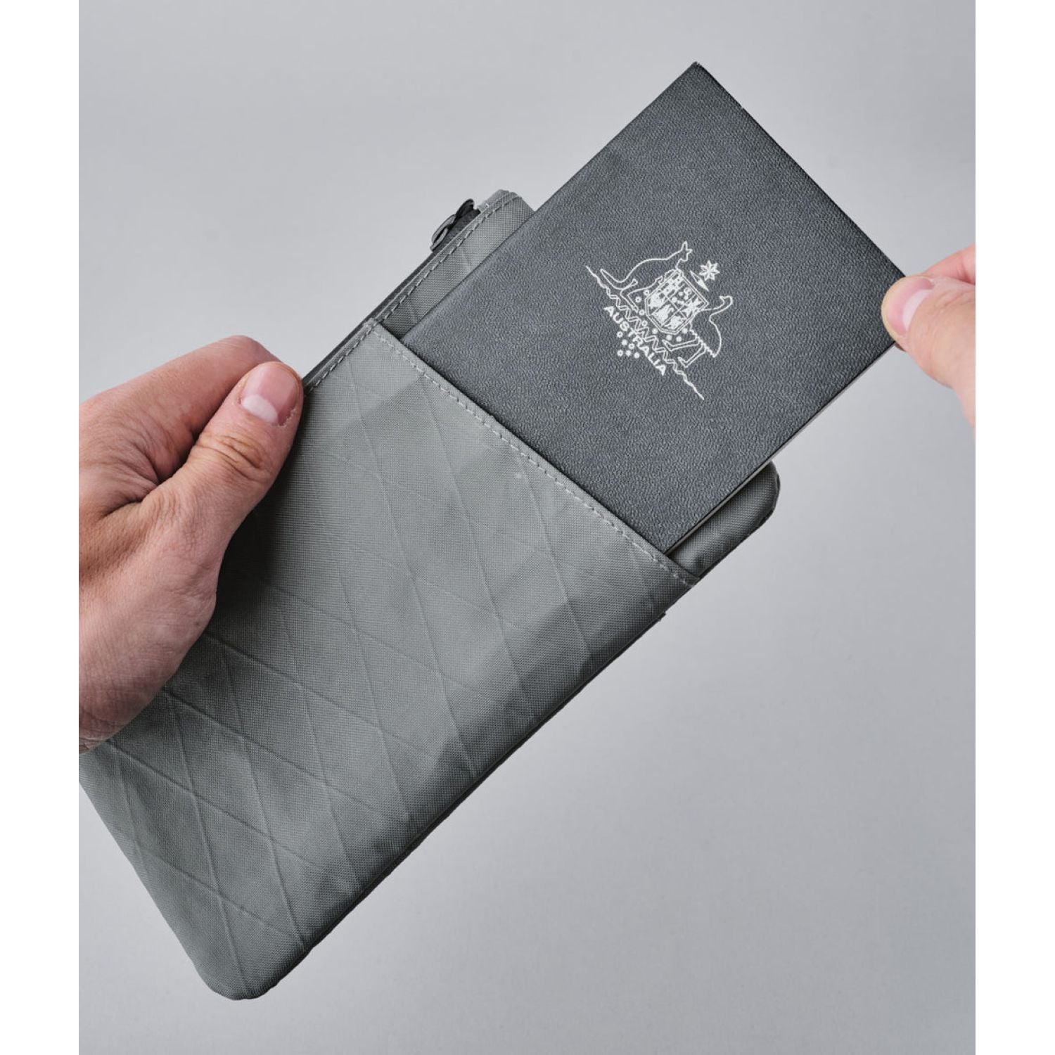 ALPAKA Zip Clutch + Hand Carry Strap