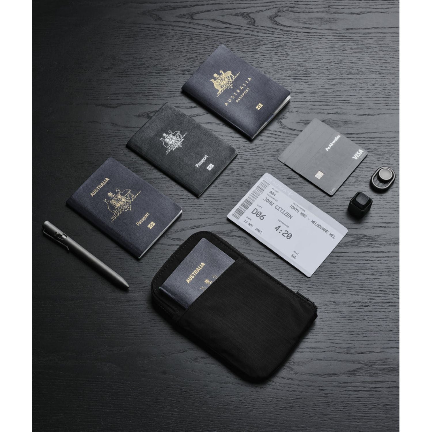 ALPAKA Zip Travel Wallet