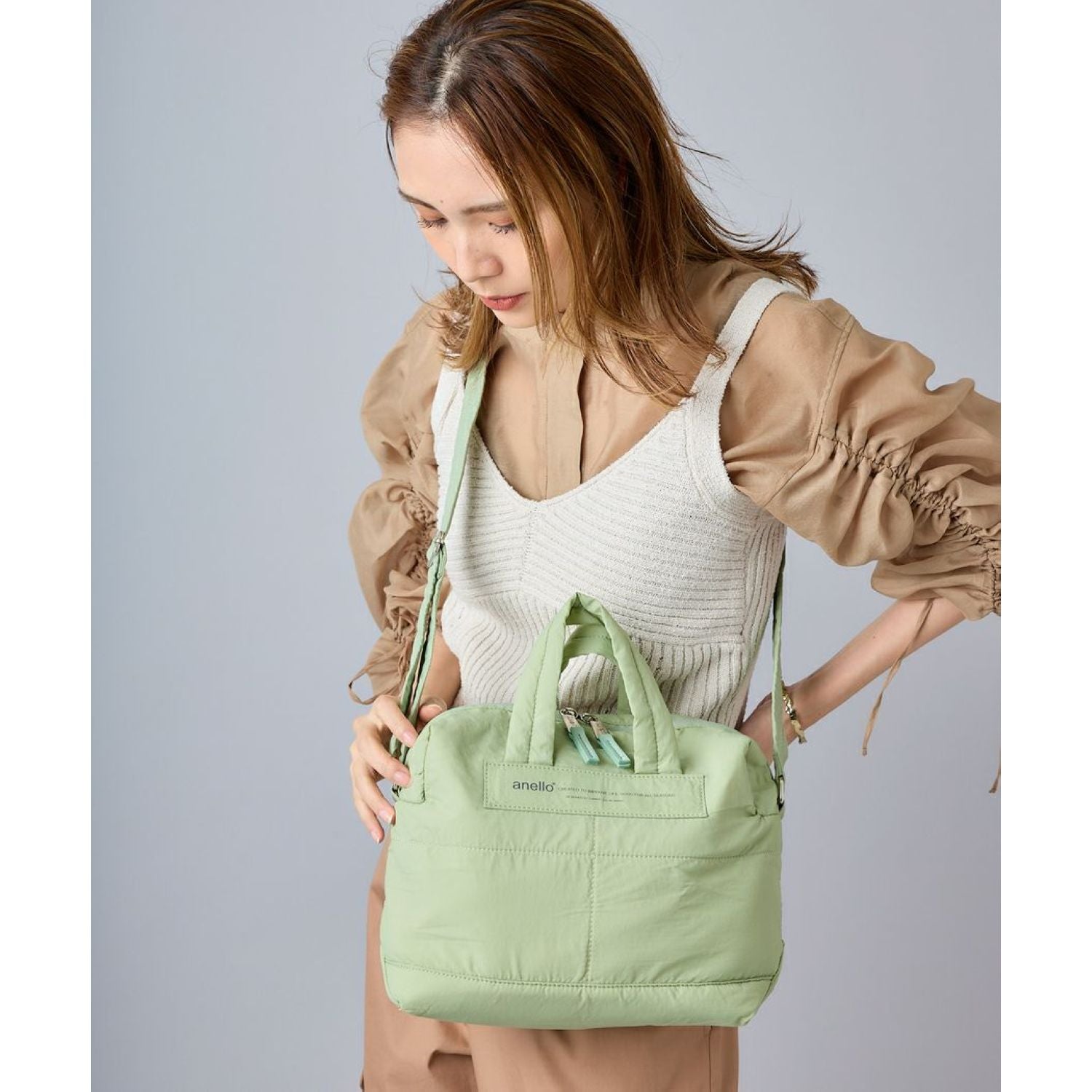 Anello Future Nostalgia 2Way Mini Boston Bag