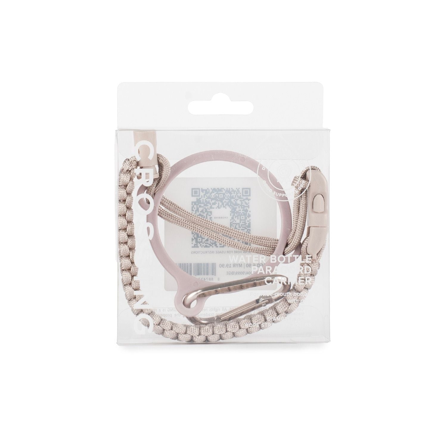 Crossing Paracord Bottle Carrier Strap with Carabiner