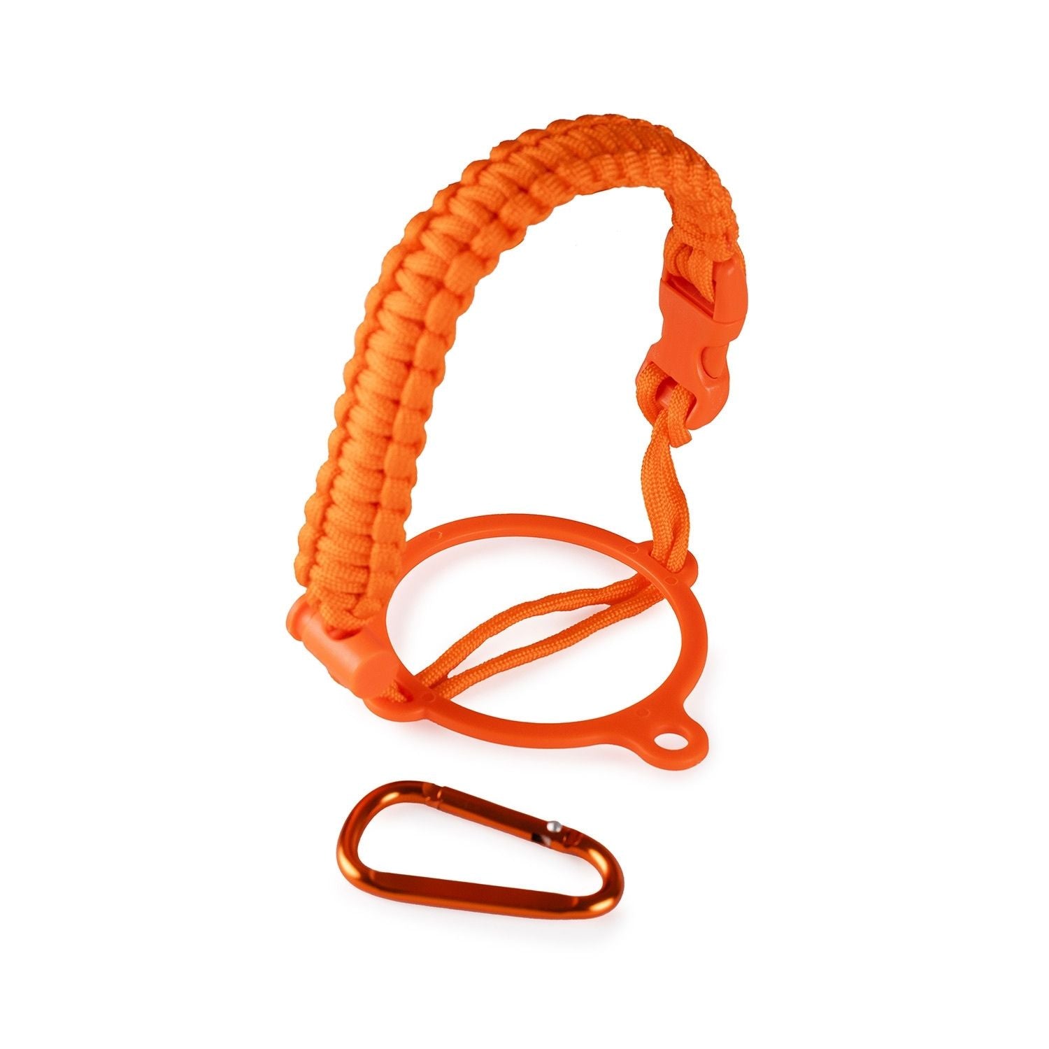 Crossing Paracord Bottle Carrier Strap with Carabiner
