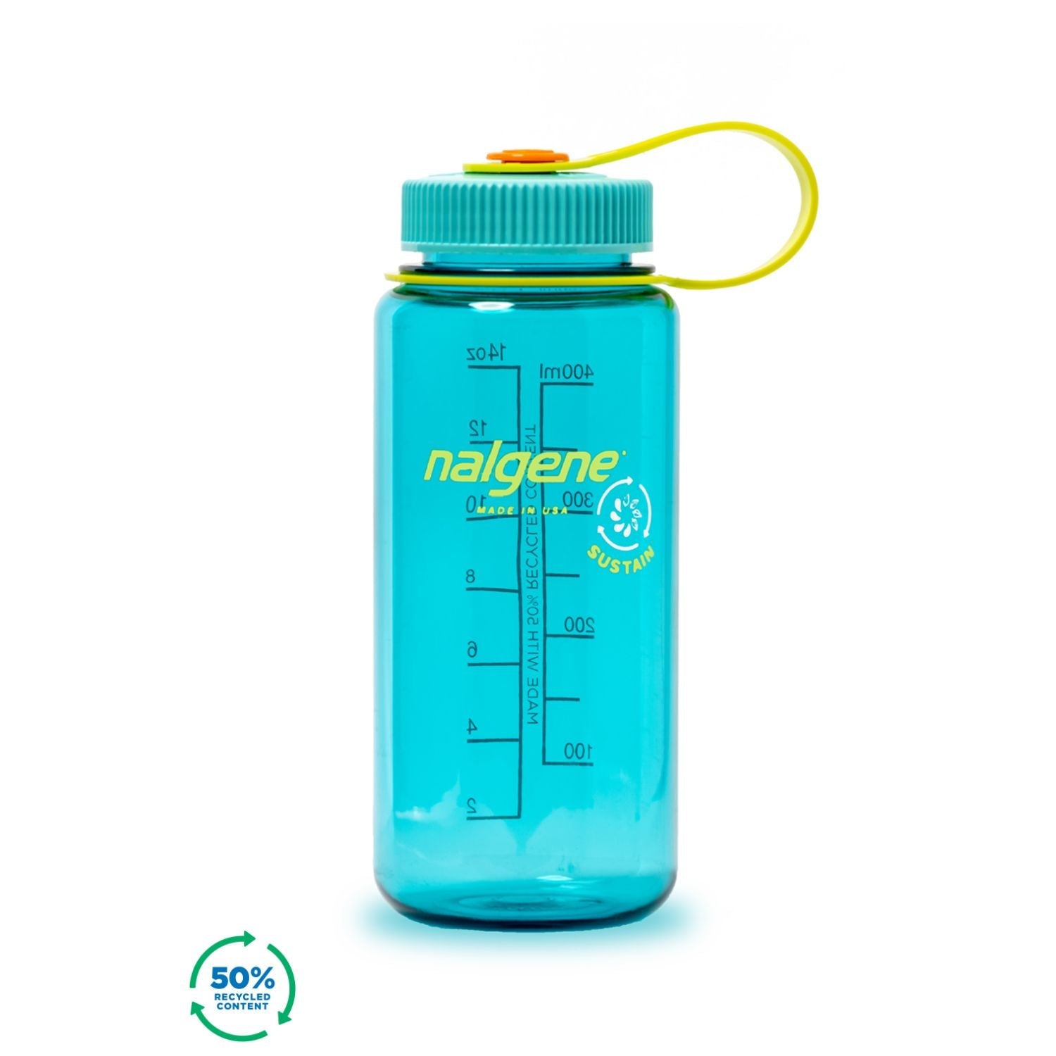 Nalgene 16oz Wide Mouth Sustain Water Bottle (Plain)