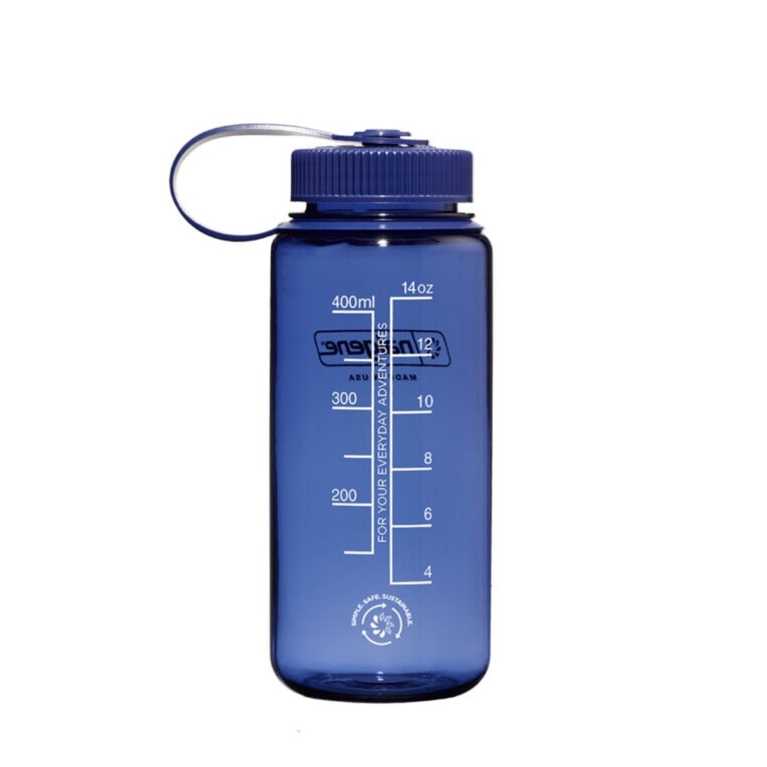 Nalgene 16oz Wide Mouth Sustain Water Bottle (Monochrome)