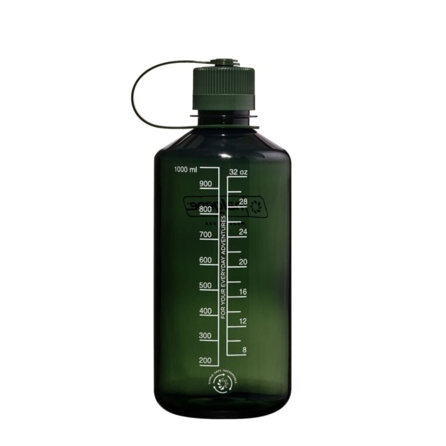 Nalgene 32oz Narrow Mouth Sustain Water Bottle (Monochrome)