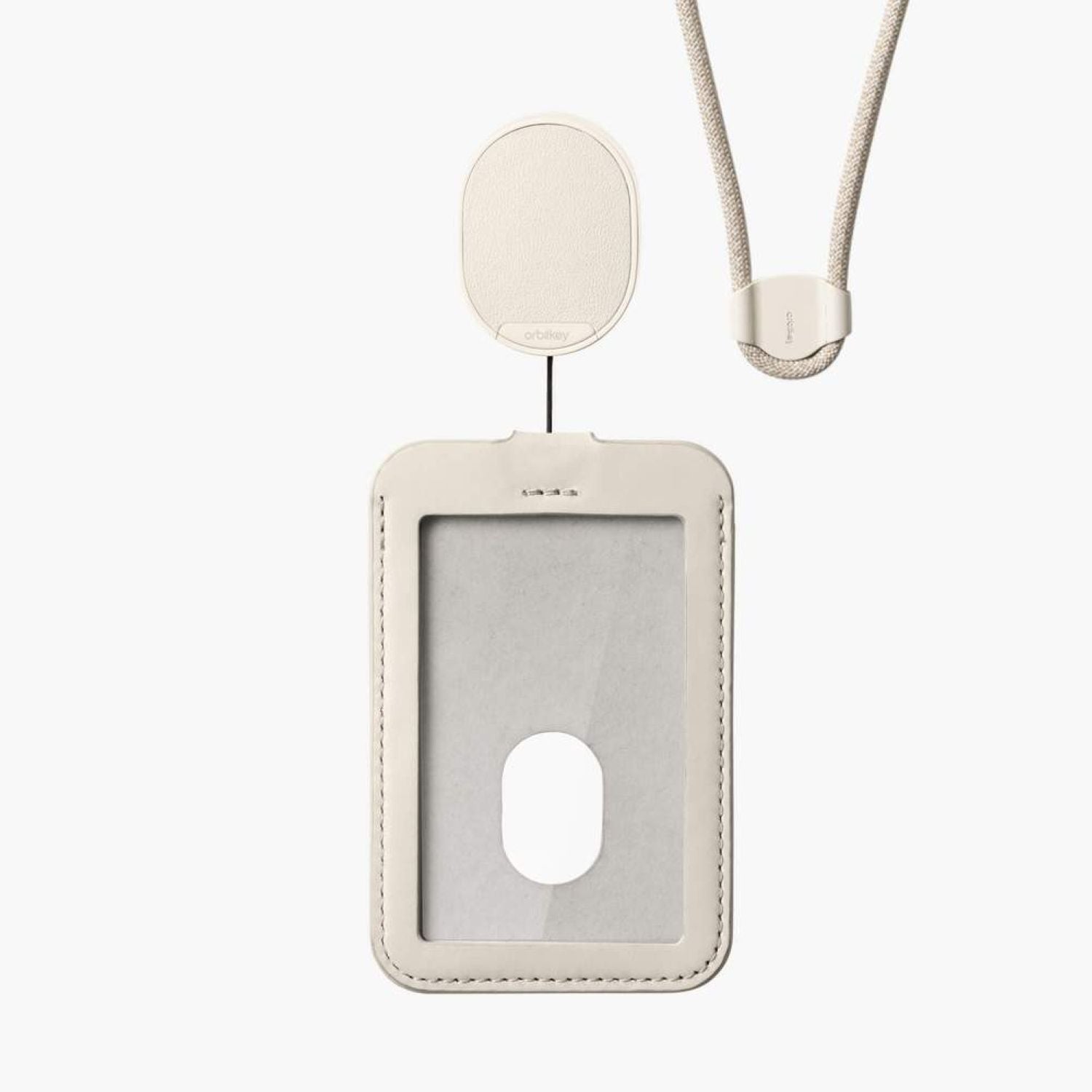 Orbitkey Leather ID Card Holder With Lanyard