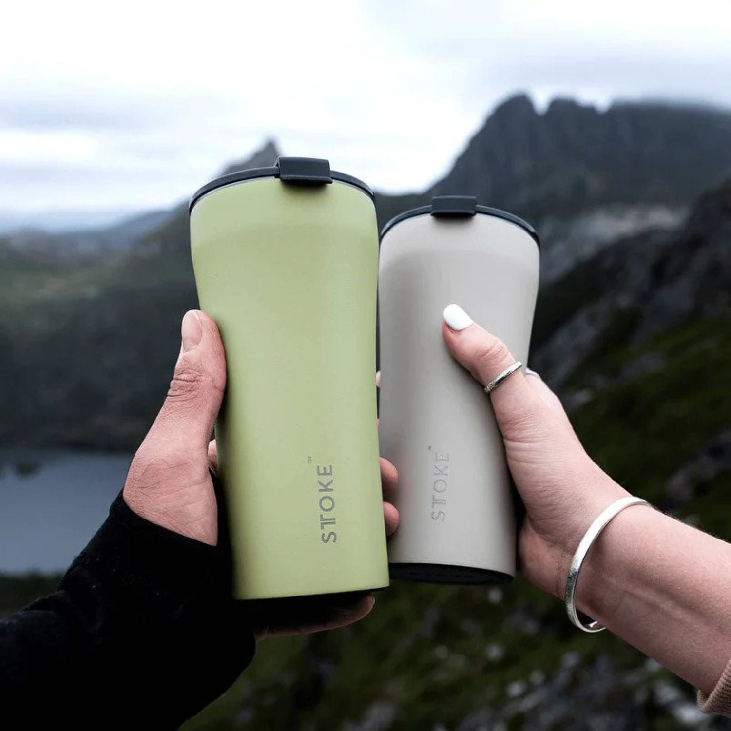 STTOKE Limited Edition Leakproof Ceramic Insulated Cup Powder Coating 16oz