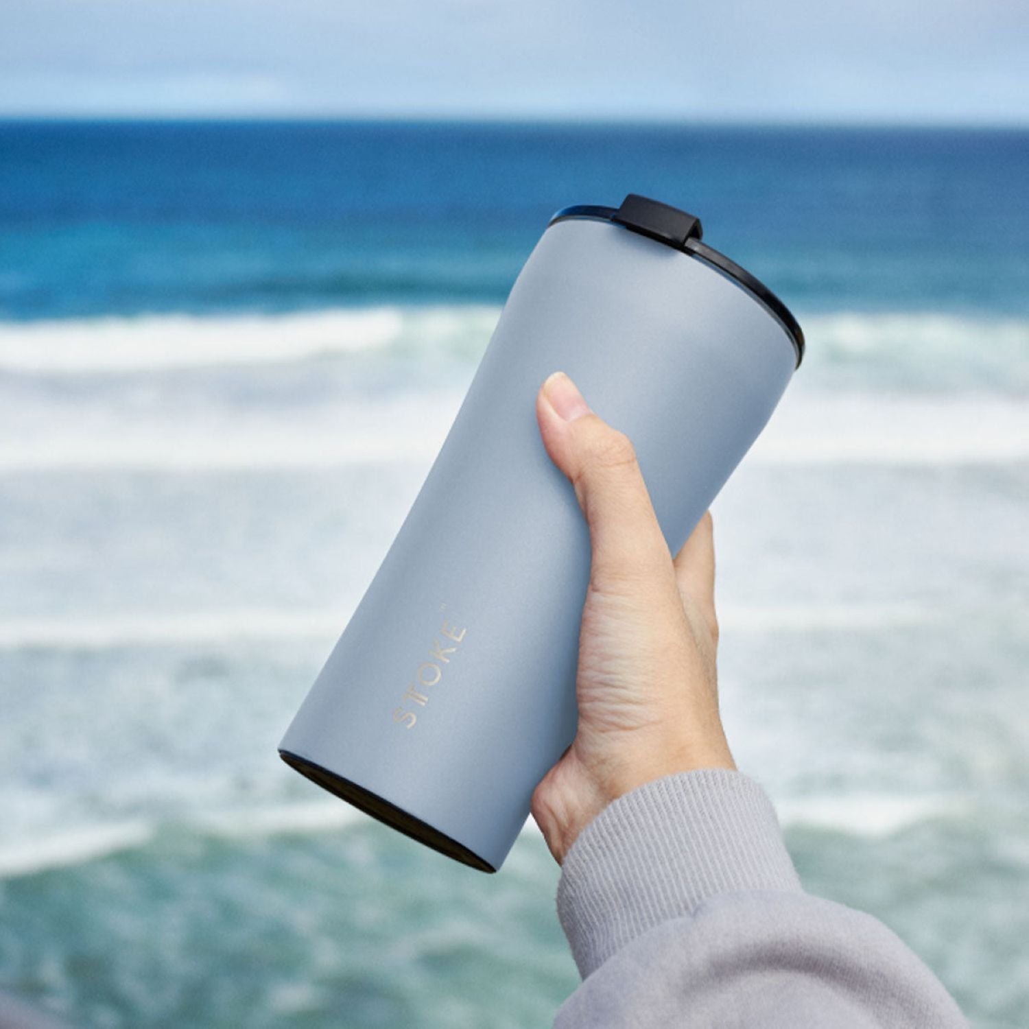 STTOKE Limited Edition Leakproof Ceramic Insulated Cup Powder Coating 12oz