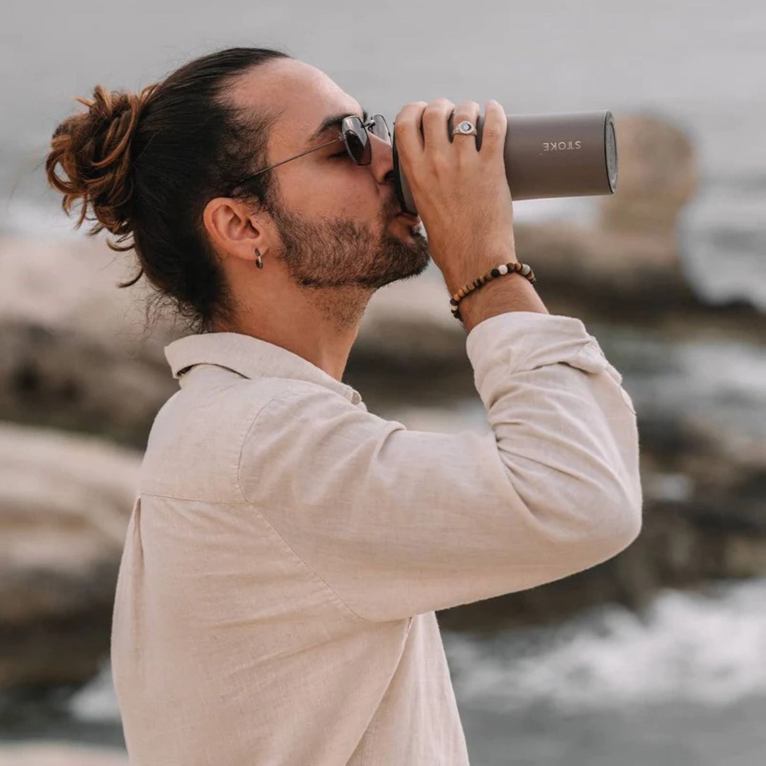 STTOKE Limited Edition Leakproof Ceramic Insulated Cup Powder Coating 12oz