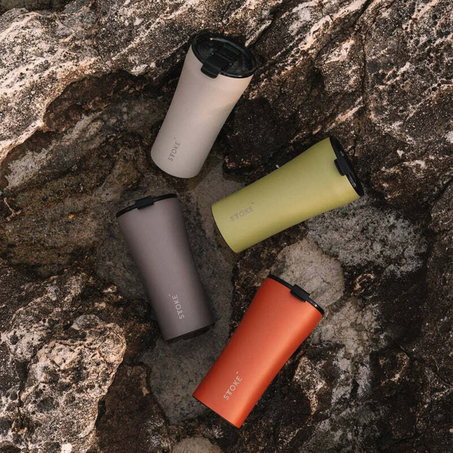 STTOKE Limited Edition Leakproof Ceramic Insulated Cup Powder Coating 16oz