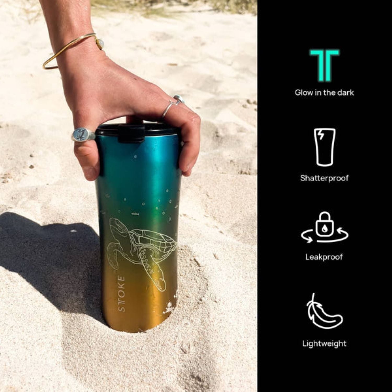 STTOKE Limited Edition Leakproof Ocean Series Insulated Cup 12oz