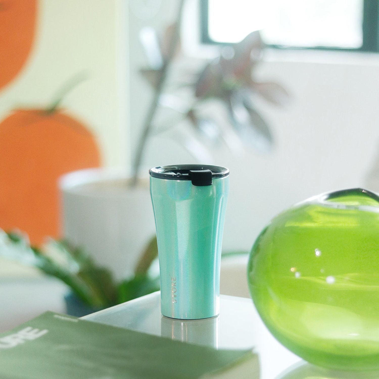 STTOKE Leakproof Ceramic Insulated Cup 16oz (Unicorn)