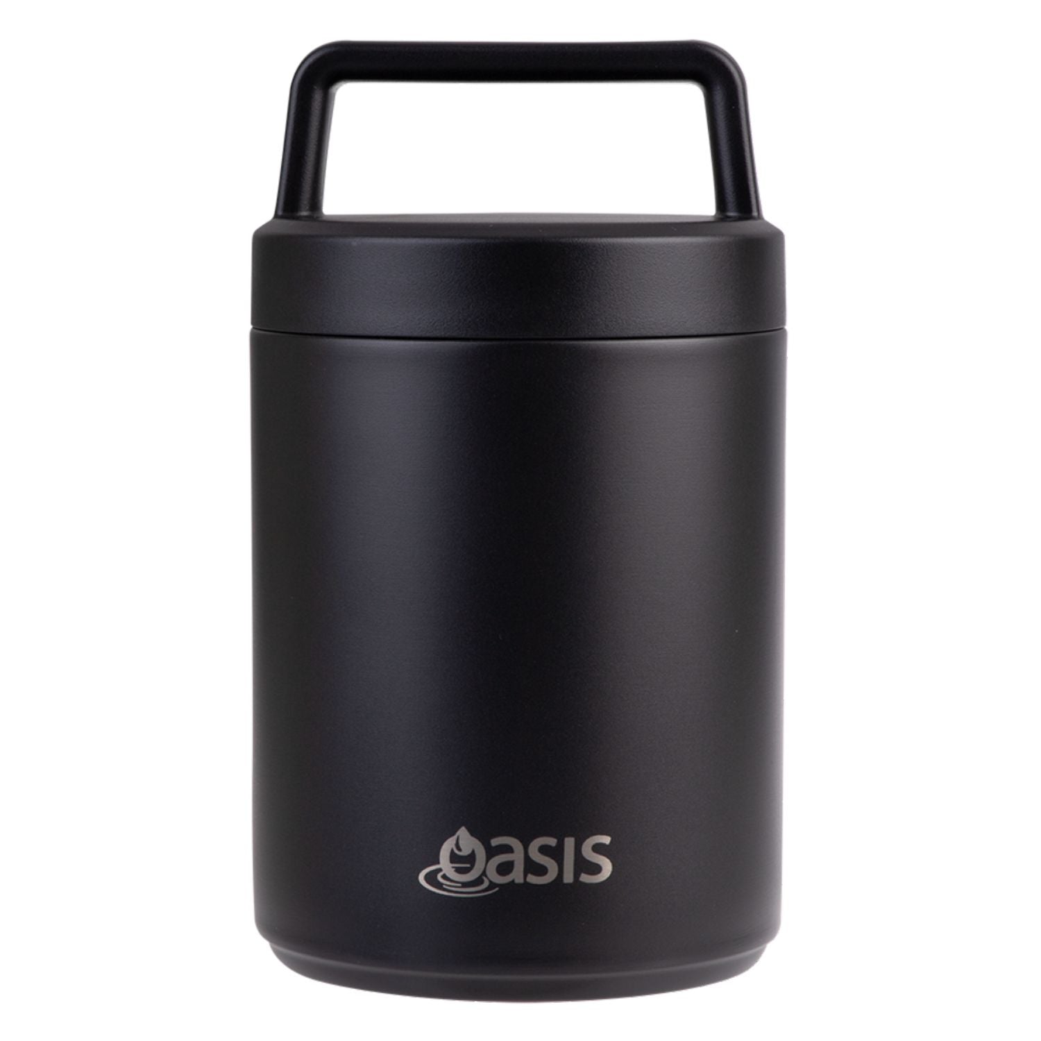Oasis Stainless Steel Insulated Dual Compartment Food Flask with Handle 480ML