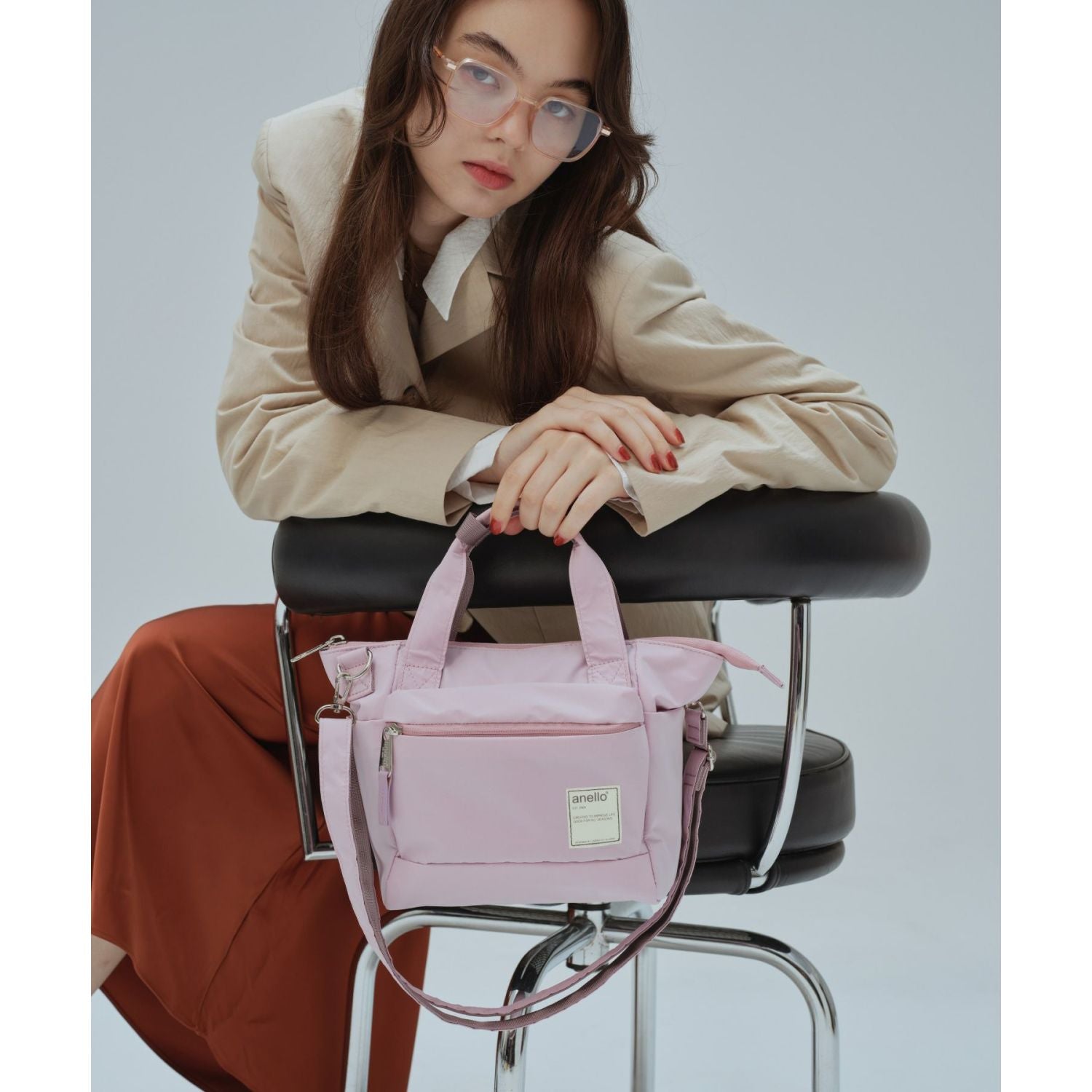 Anello Circle 2Way Mini Tote Bag