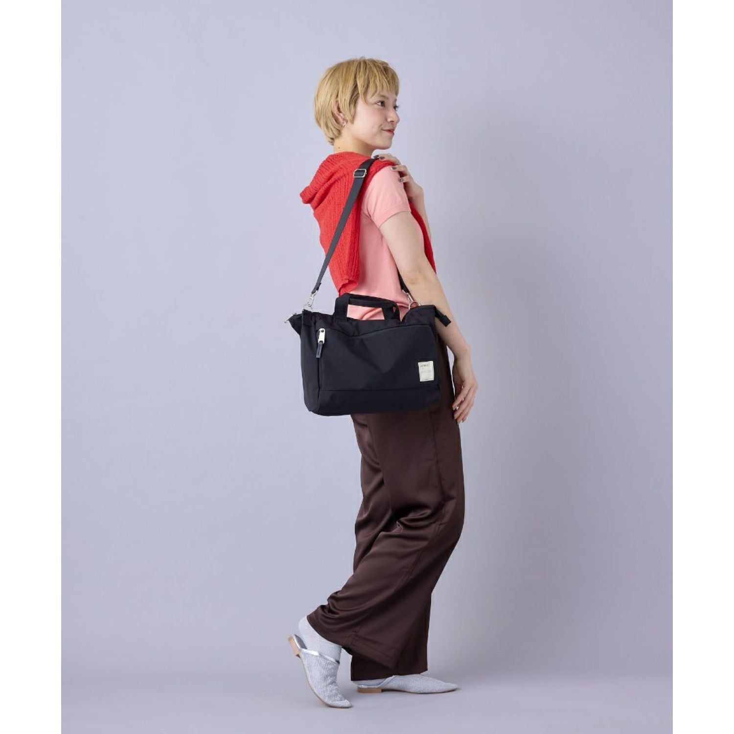 Anello Circle 2Way Tote Bag