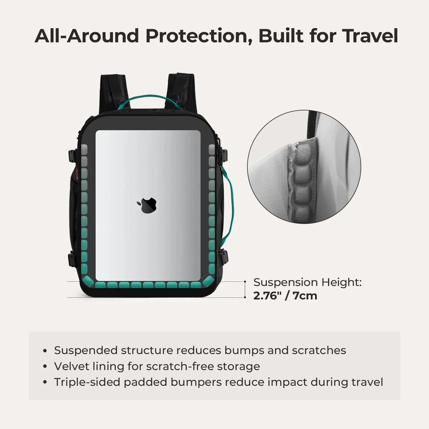 Bagsmart Blast Pro Quick Access Carry On Travel Backpack 40L