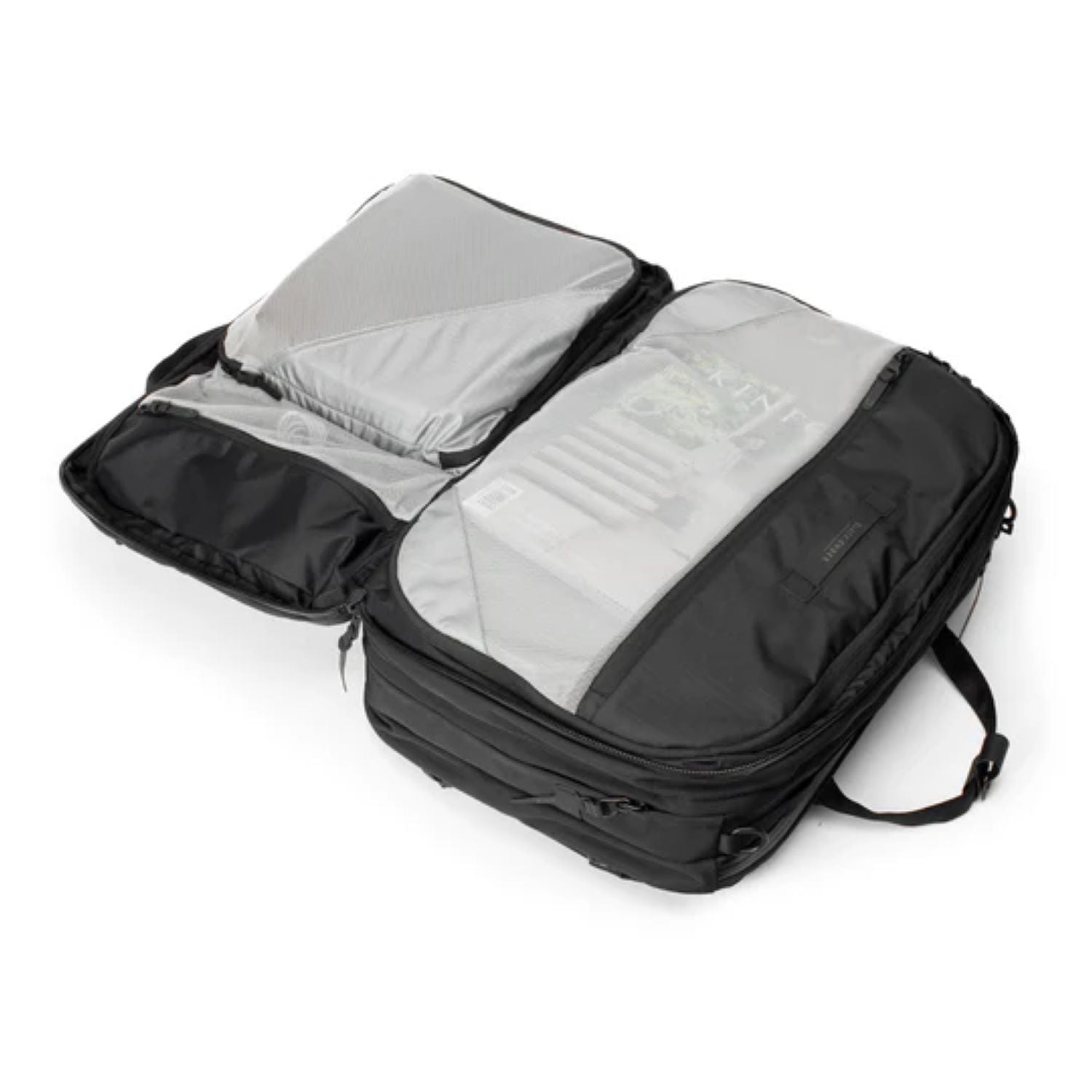 Black Ember Forge Convertible Travel Backpack Embertex Pfas Free 30-40L