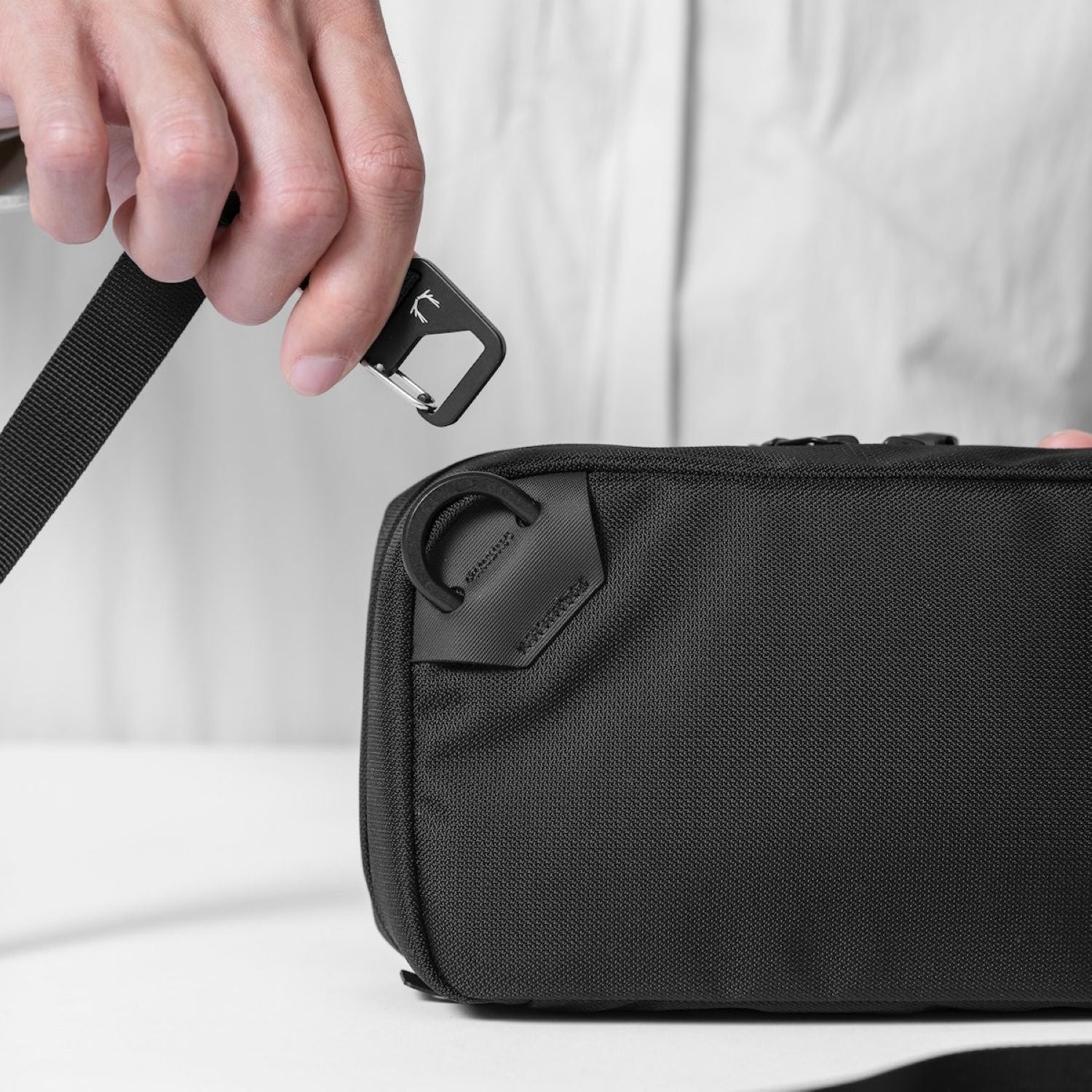 Black Ember TKX Cordura Rn66 Sling Bag 1.5L - Jet Black