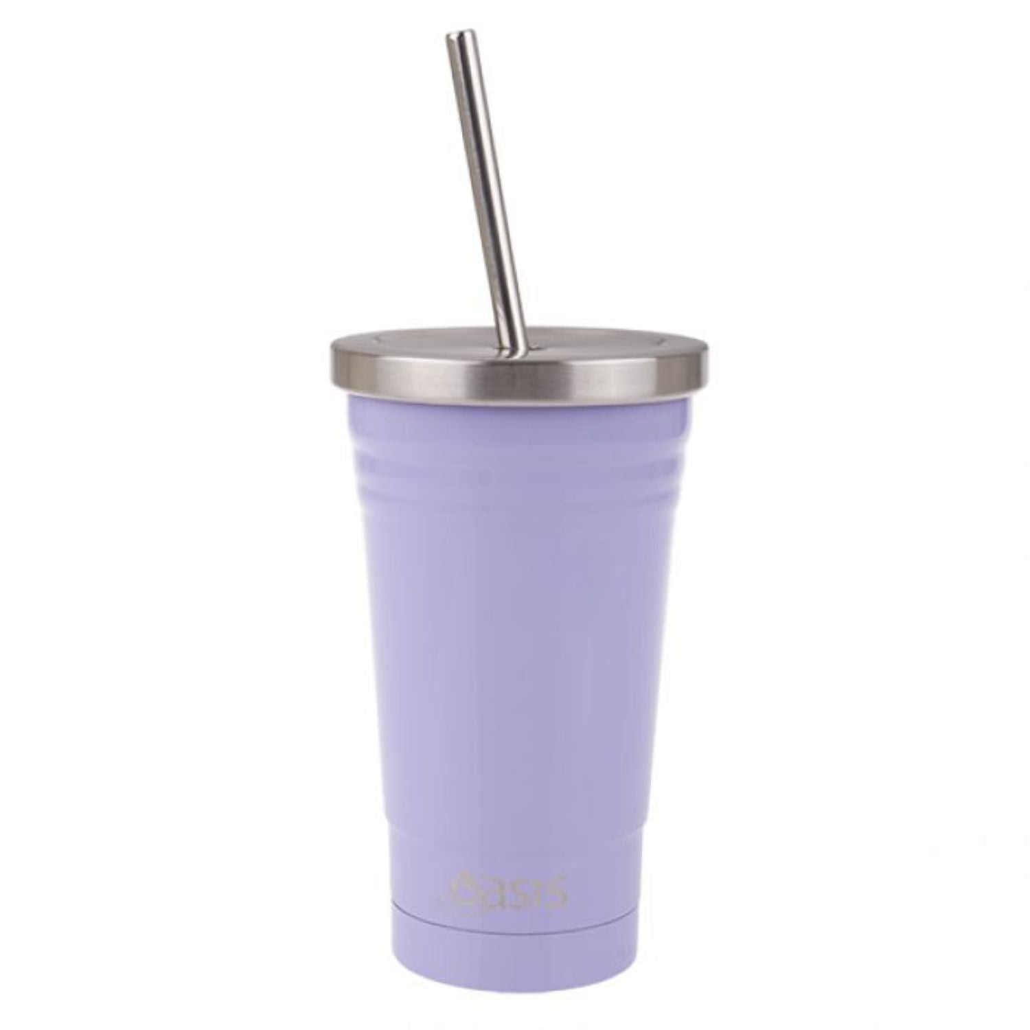 Oasis Stainless Steel Insulated Smoothie Tumbler with Straw 500ML