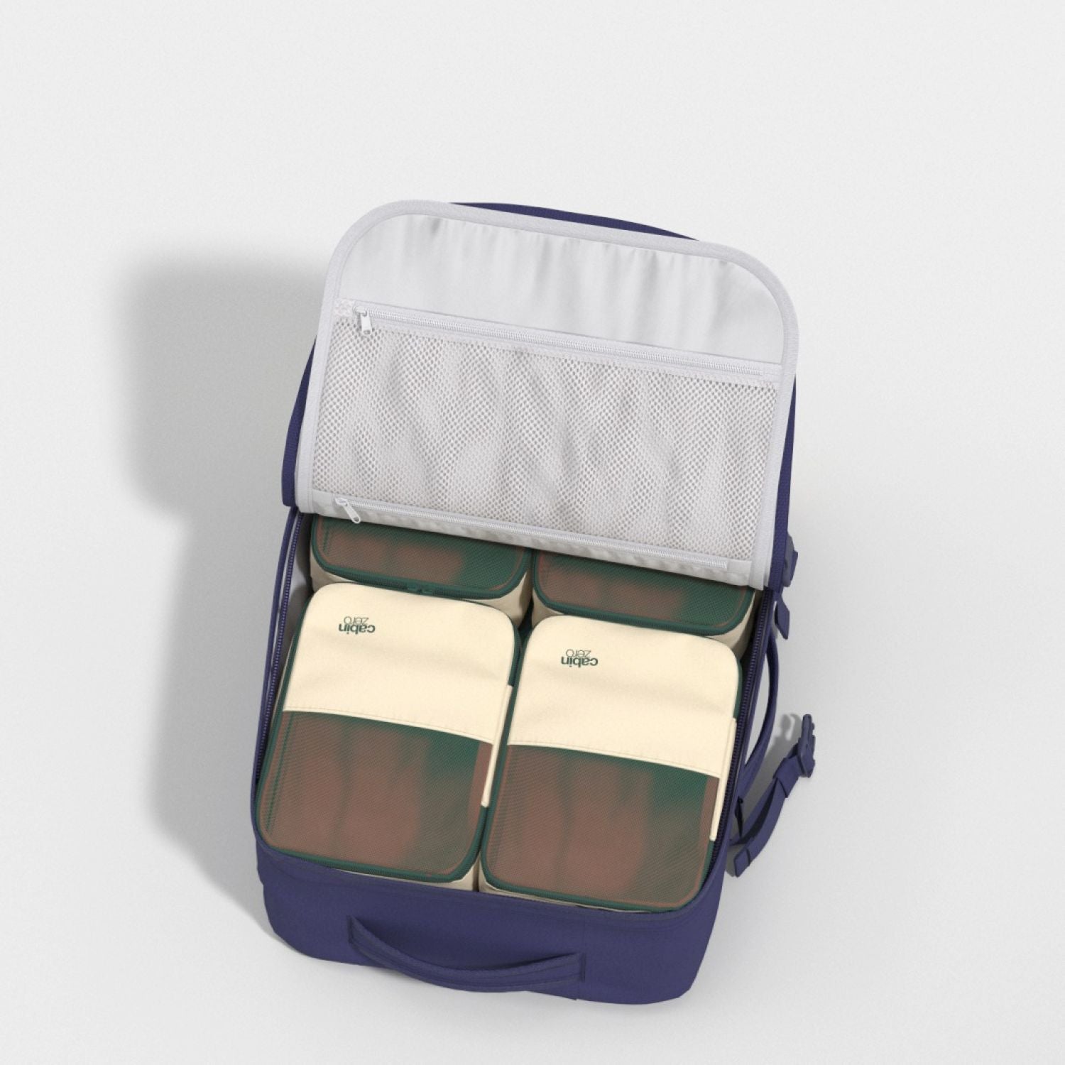 Cabinzero Military Cabin Bag With Luggage Trackers 44L