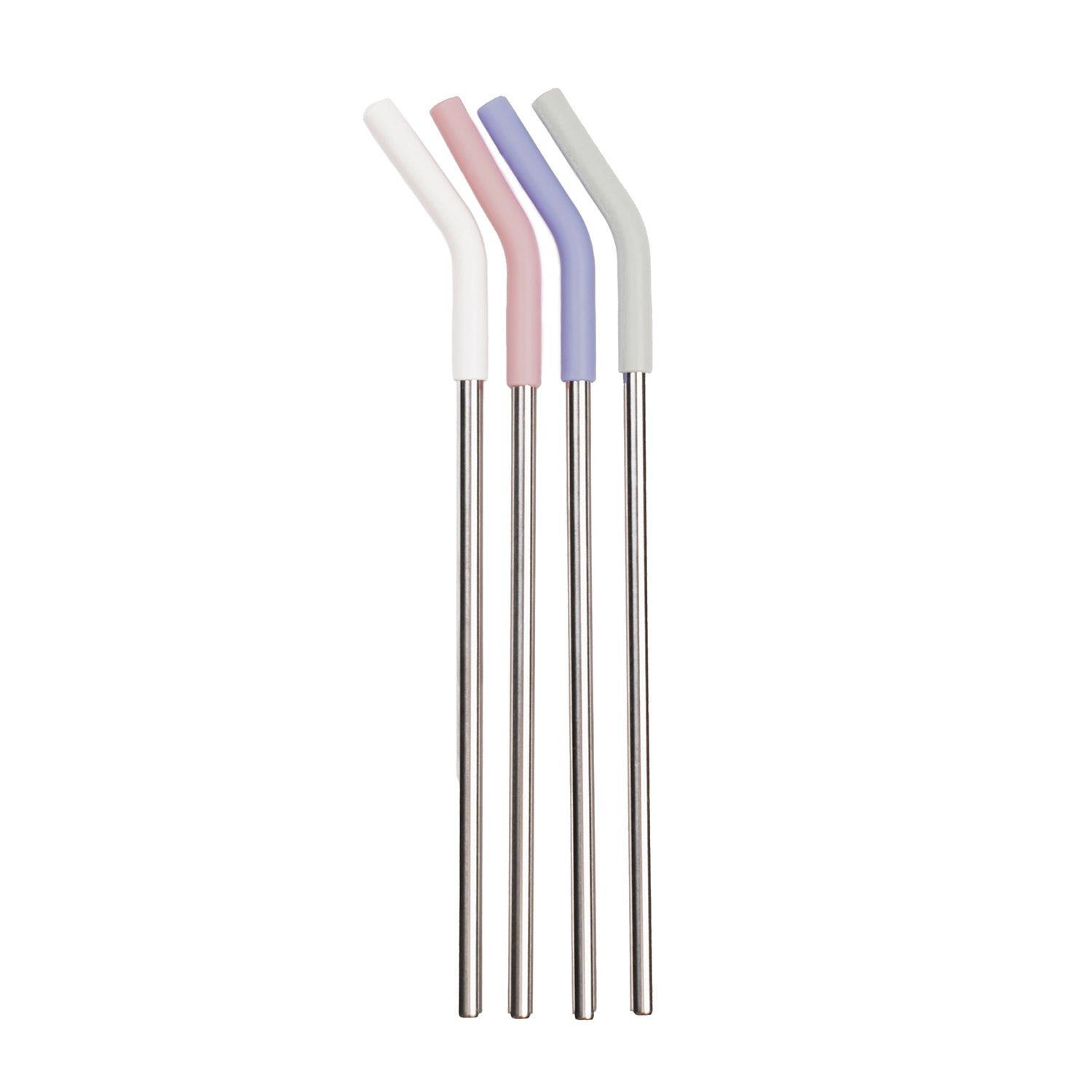 Crossing Reusable Stainless Steel Straw 4-Pc Set