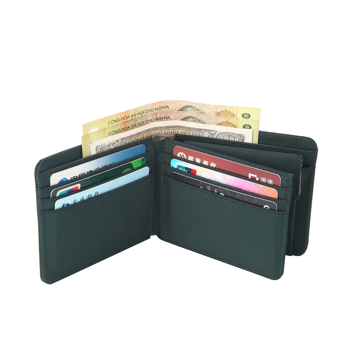 Crossing RFID Bifold Wallet with Coin Pocket & Card Flap V2