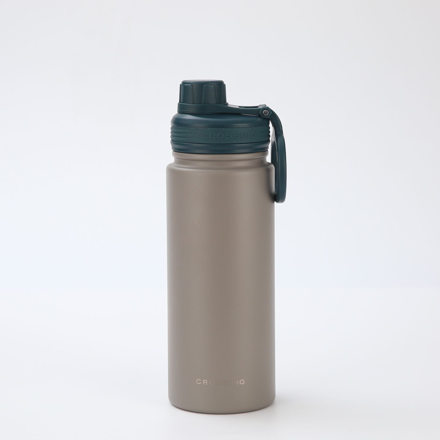 Crossing Urban Ceramic S/S Insulated Screw Cap Sports Bottle With Handle 600ml (SA)