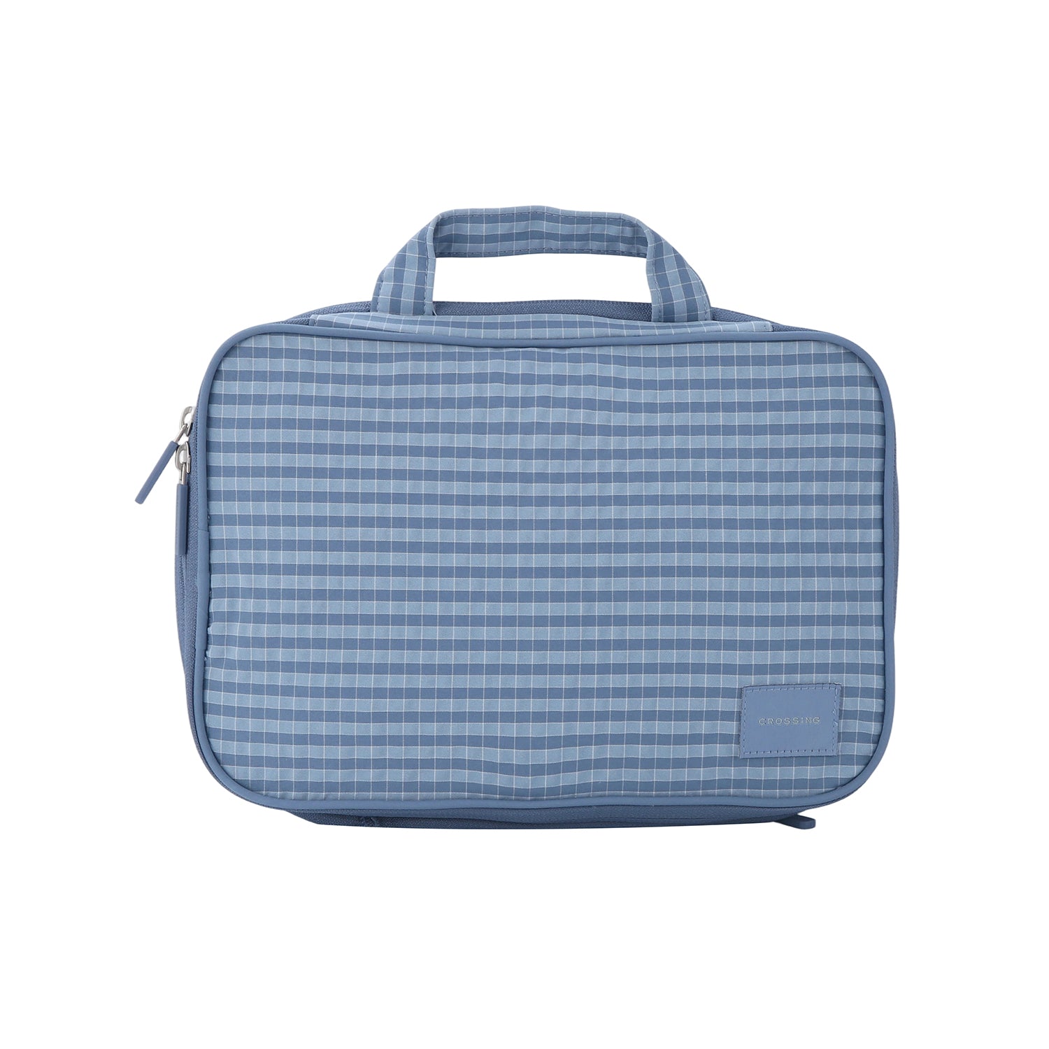 Crossing Waterproof Rayon Checked Compression Packing Cube Set (2-Piece Set)