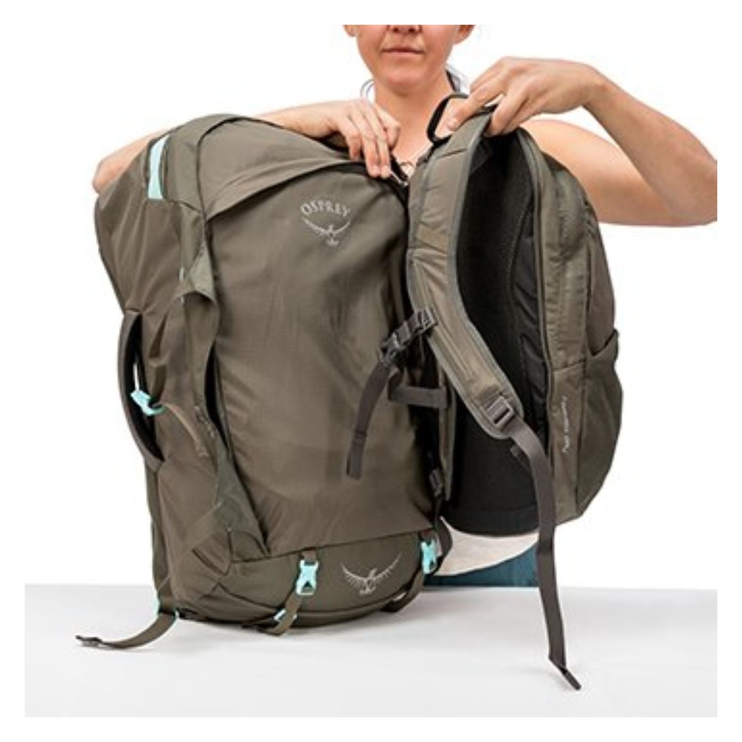 Osprey Fairview Travel Pack 55 Backpack - Extra Small/Small - Women's Travel - Trekking
