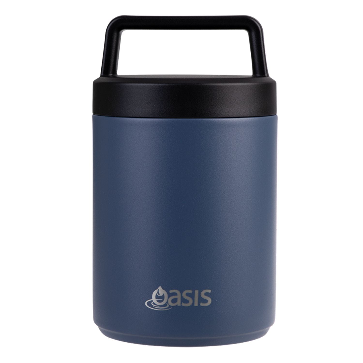 Oasis Stainless Steel Insulated Dual Compartment Food Flask with Handle 480ML