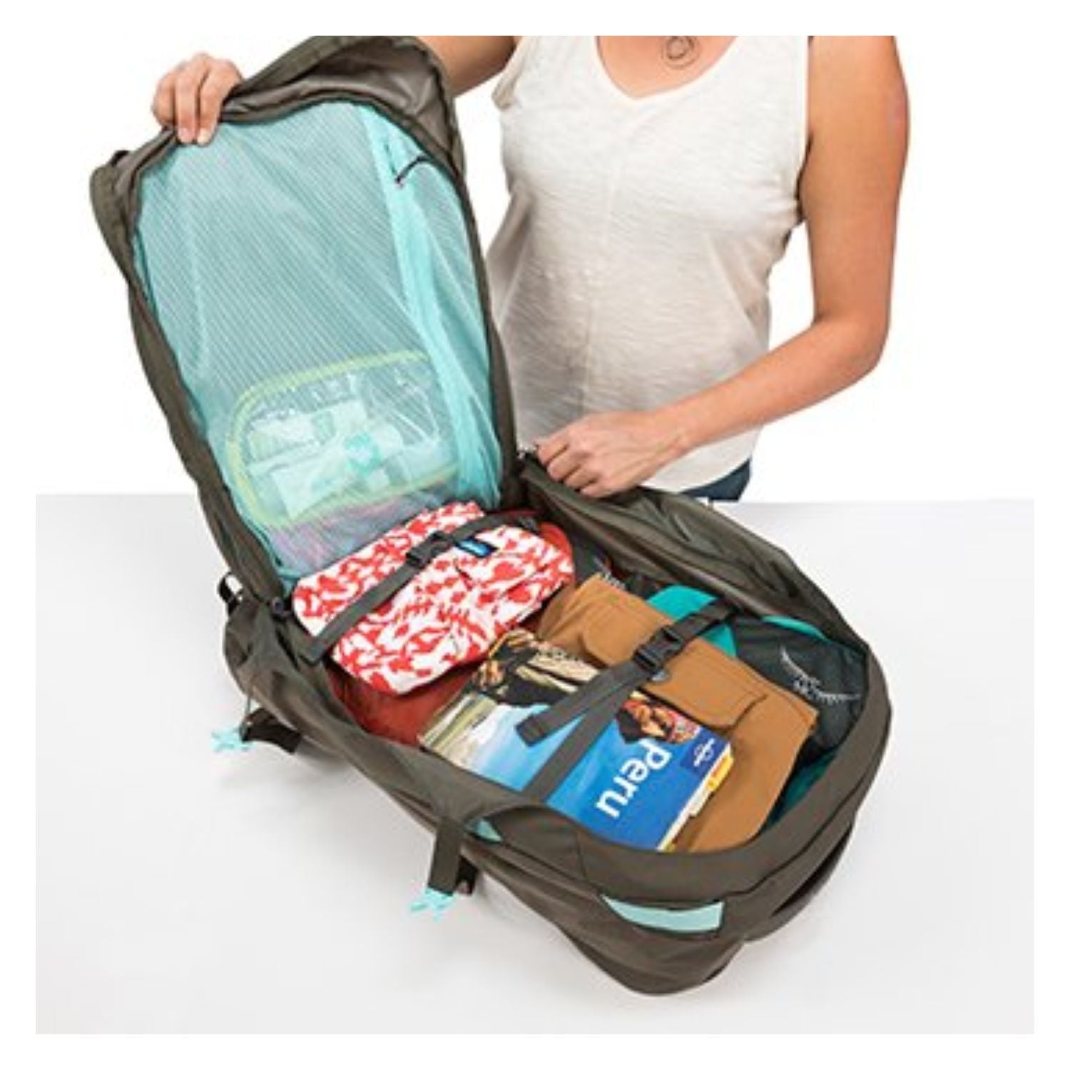 Osprey Fairview Travel Pack 55 Backpack - Extra Small/Small - Women's Travel - Trekking