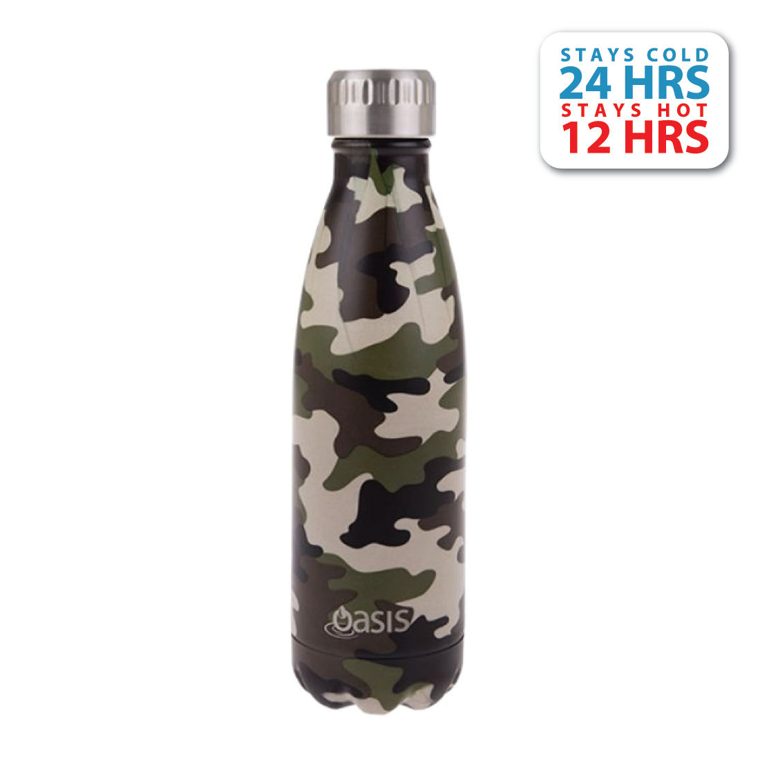 Oasis Stainless Steel Insulated Water Bottle 500ML (Printed) (SA)