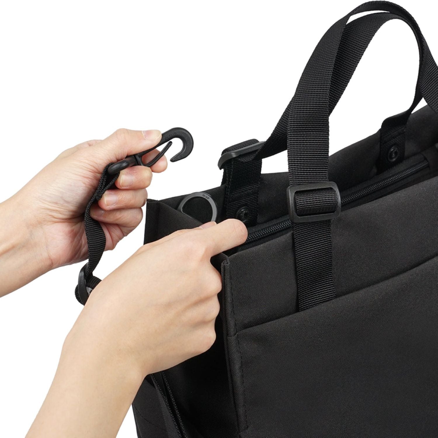 Hellolulu Luke 3 Way Vertical Tote Recycled