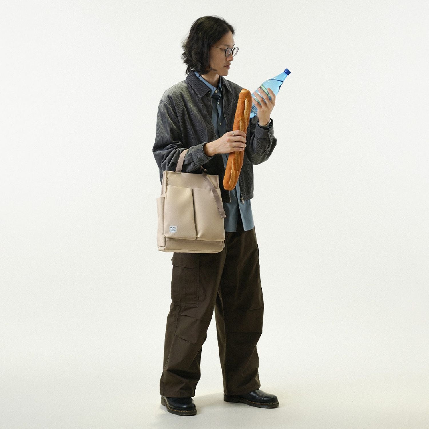 Hellolulu Luke 3 Way Vertical Tote Recycled