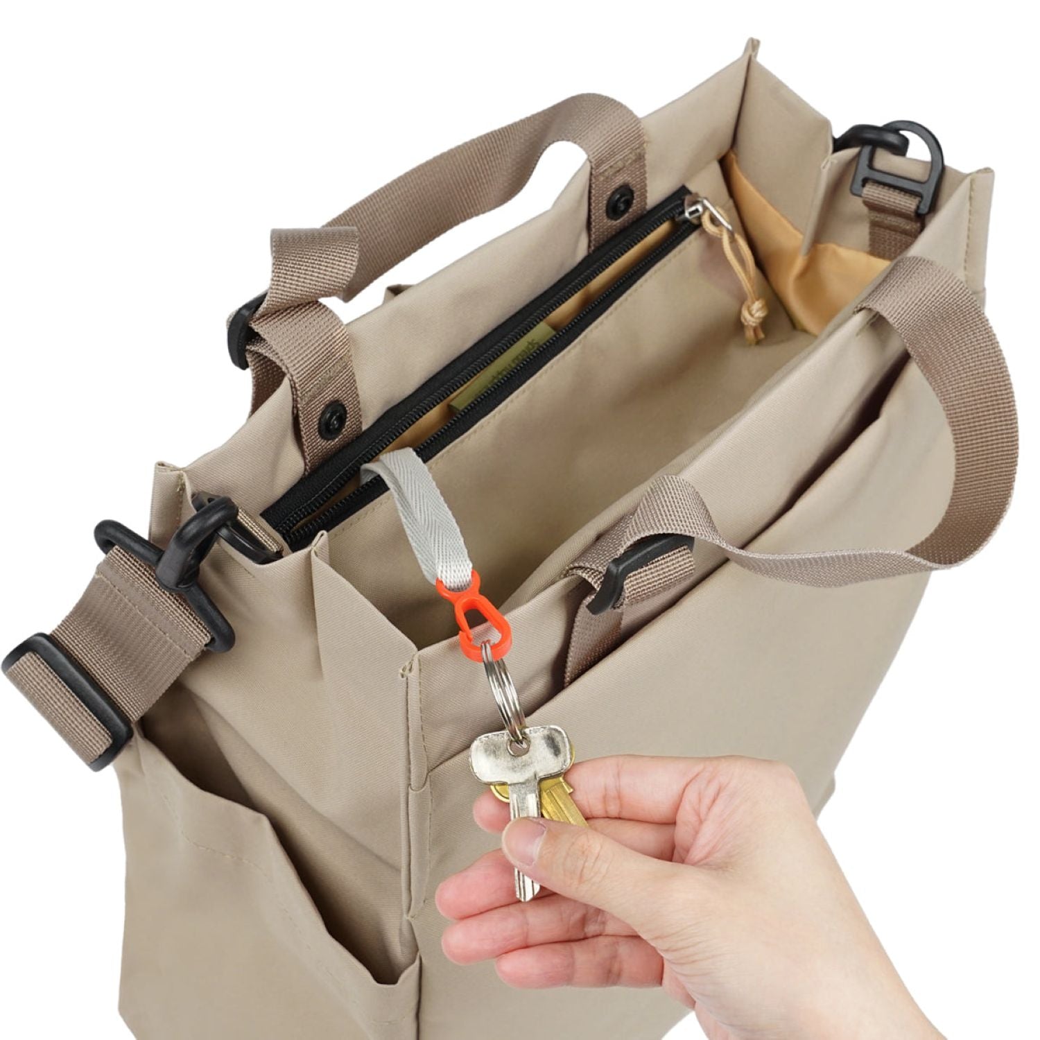 Hellolulu Luke 3 Way Vertical Tote Recycled