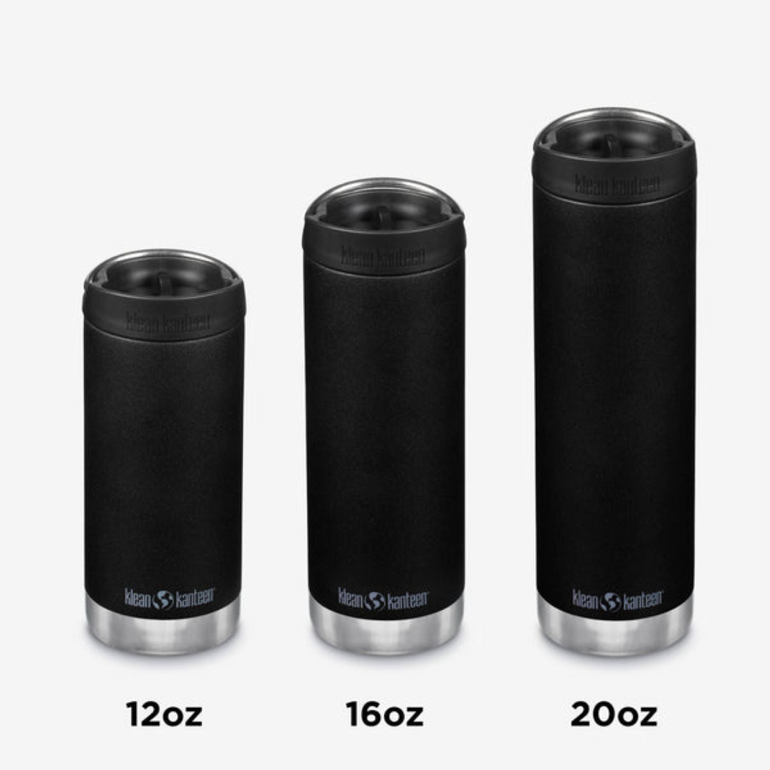 Klean Kanteen Insulated TKWide 12oz Water Bottle (with Cafe Cap) (SA)
