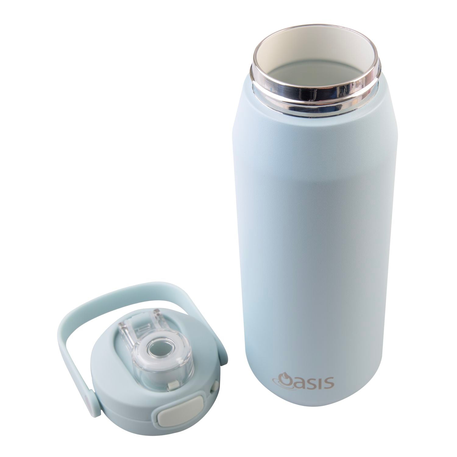 Oasis Ceramic S/S Triple Wall Capri Quick Release Drink Bottle Cap Only - Alabaster