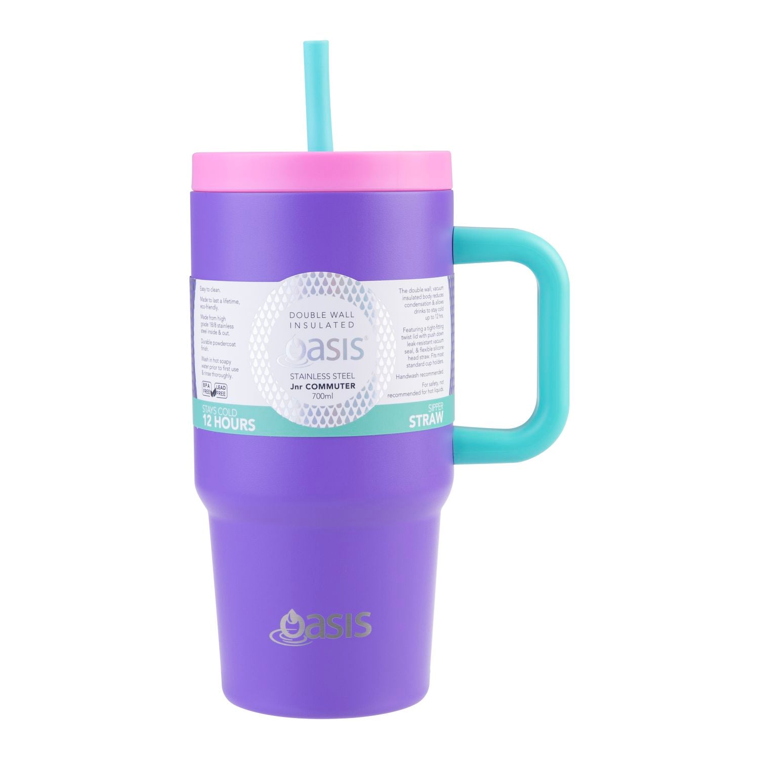 Oasis S/S Insulated Mini Commuter Travel Tumbler 700ML Cap Only