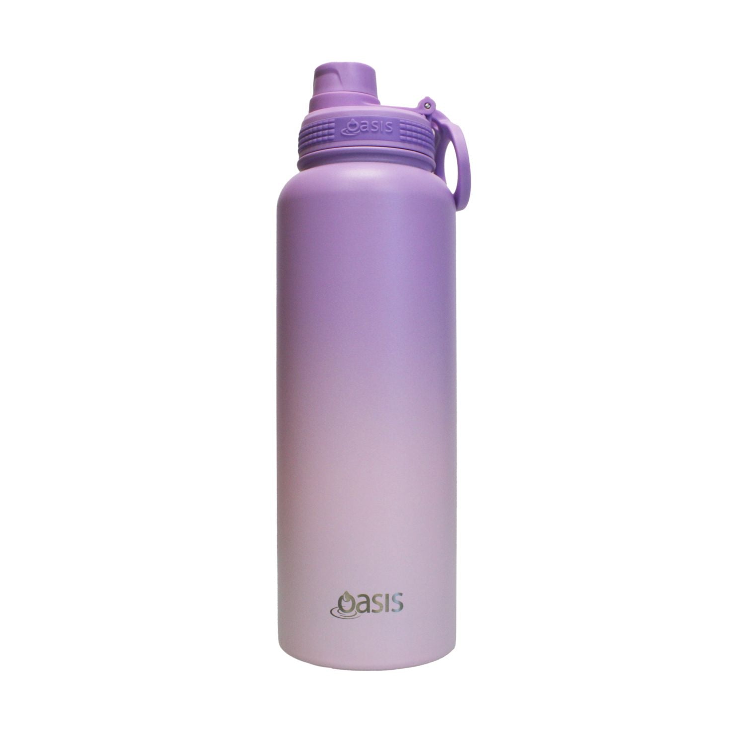 Oasis Stainless Steel Insulated Sports Water Bottle with Screw Cap 1.1L