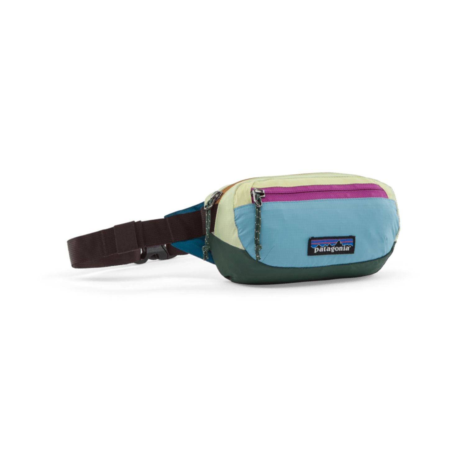 Patagonia Terravia Mini Hip Pack 1L (Patchwork: Snowmelt Blue)