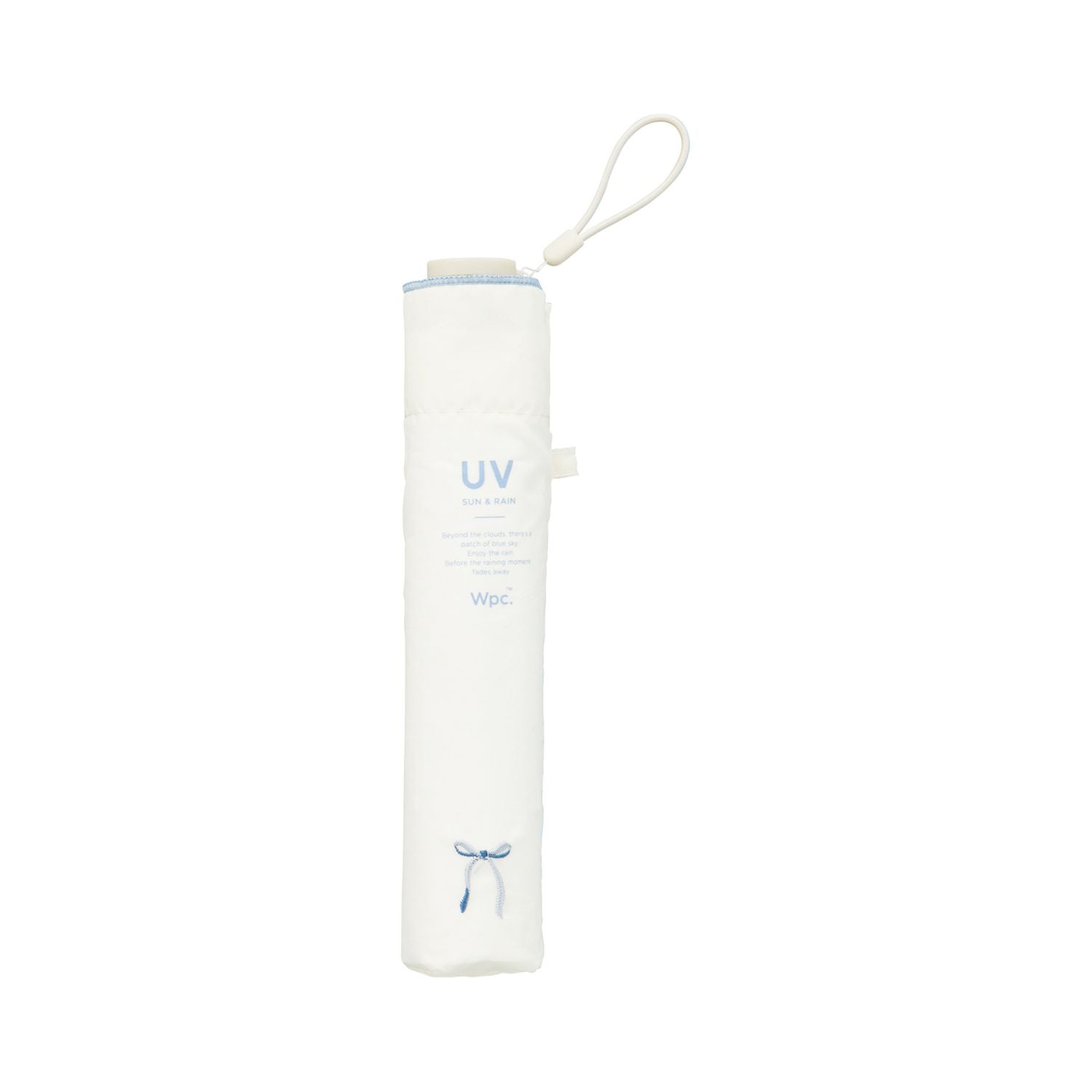 WPC Air-Light One Point Embroidery Mini Lightweight 115G UV Protection Umbrella 55cm